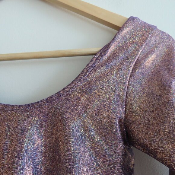 FREEDOM RAVE WEAR Athena New York Bodysuit in Pink Metallic Festival Size XS NWT - Picture 8 of 16